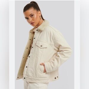 NEW Levi’s Sherpa Trucker Jacket Cream size 1X
